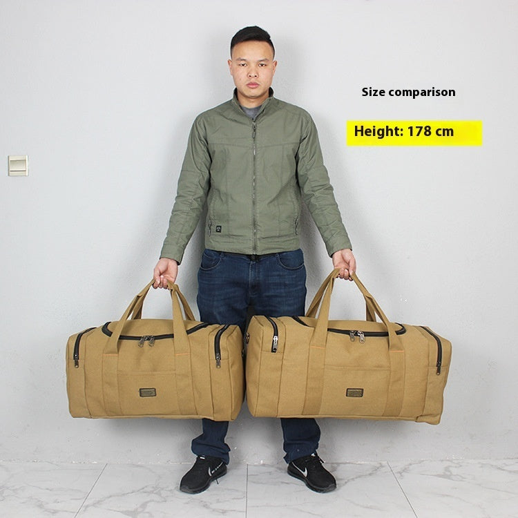 Unisex Canvas Large Capacity Long-distance Travel Bag