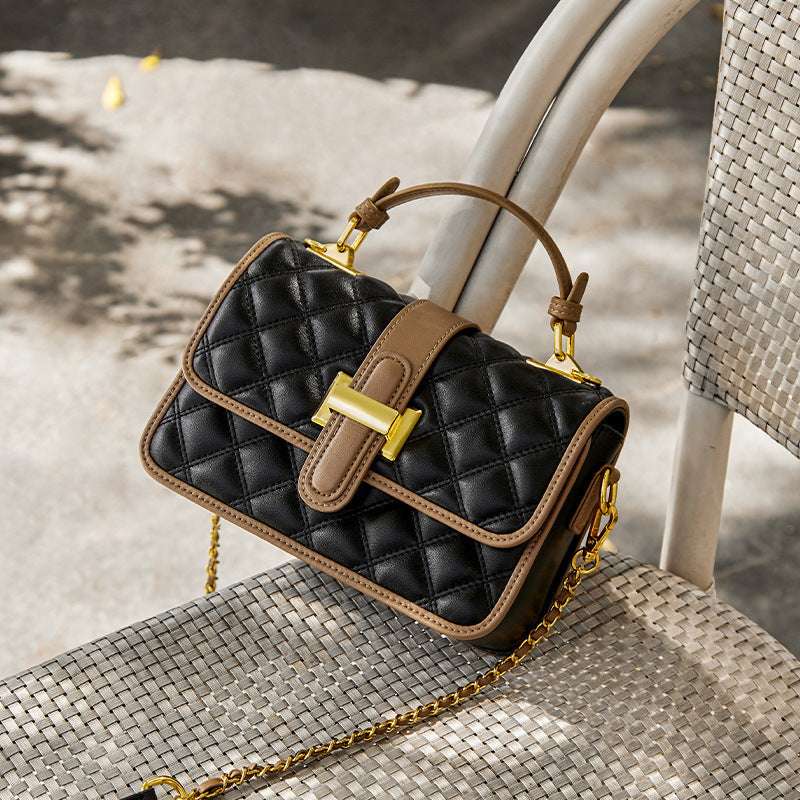 Ladies Luxury Real Leather Crossbody Handbag