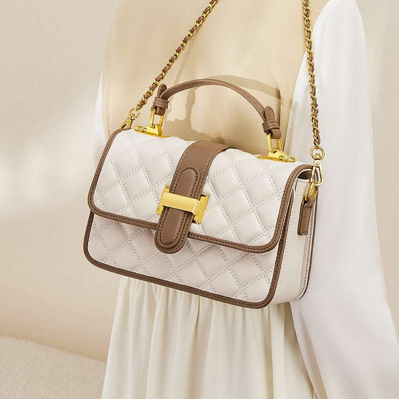Ladies Luxury Real Leather Crossbody Handbag
