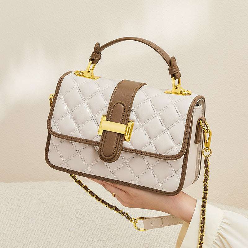 Ladies Luxury Real Leather Crossbody Handbag