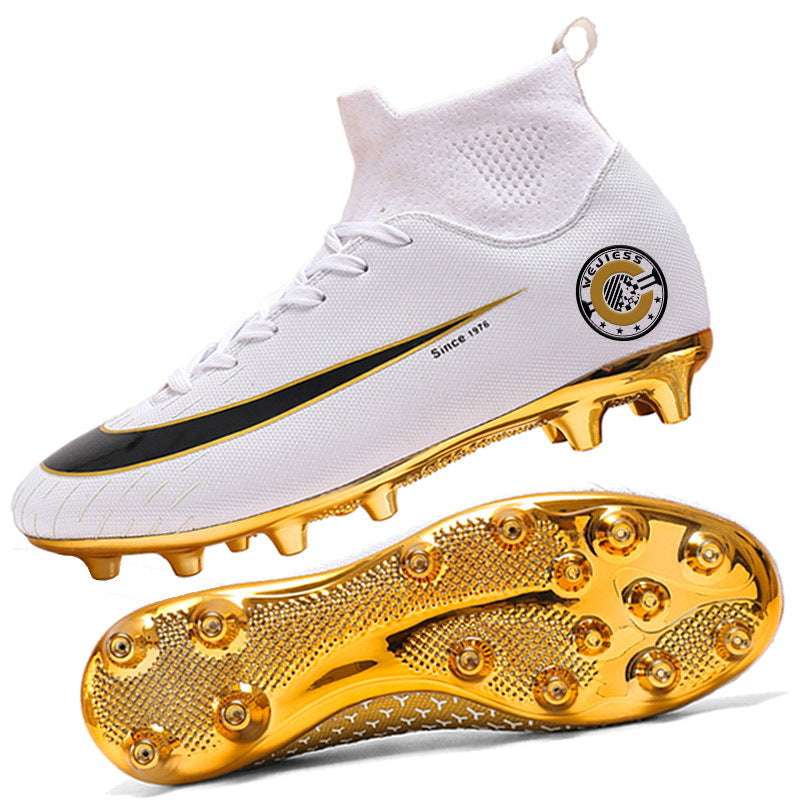 Training Special High-top Gold-plated Bottom Football Boots