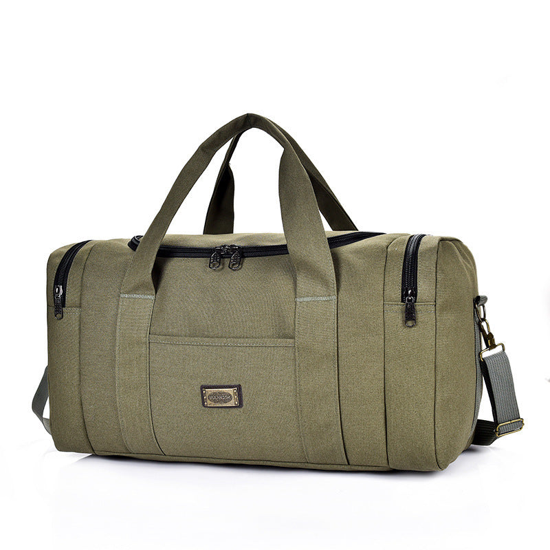 Unisex Canvas Large Capacity Long-distance Travel Bag