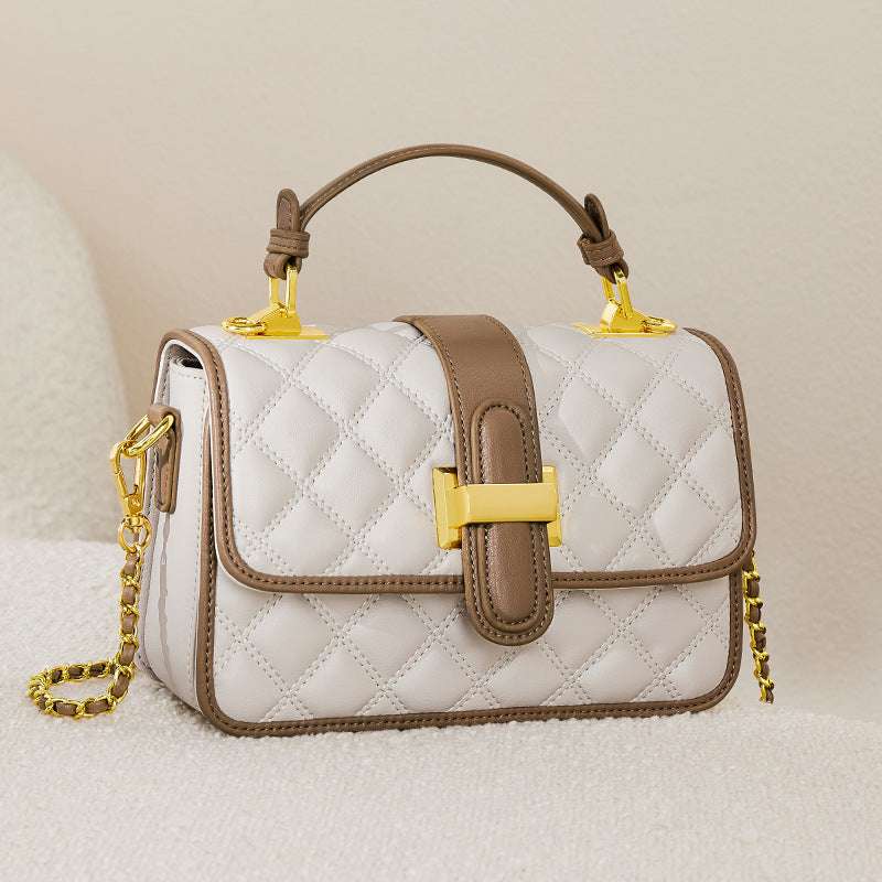 Ladies Luxury Real Leather Crossbody Handbag