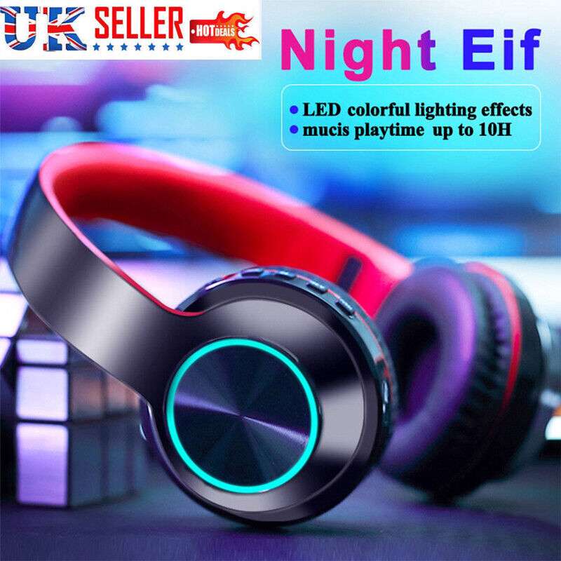 Wireless Bluetooth Headphones Over-Ear Noise Canceling Devices