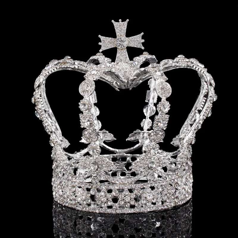 Crystal Wedding Bridal Crown Bride Headpiece Women Pageant or Prom Crown