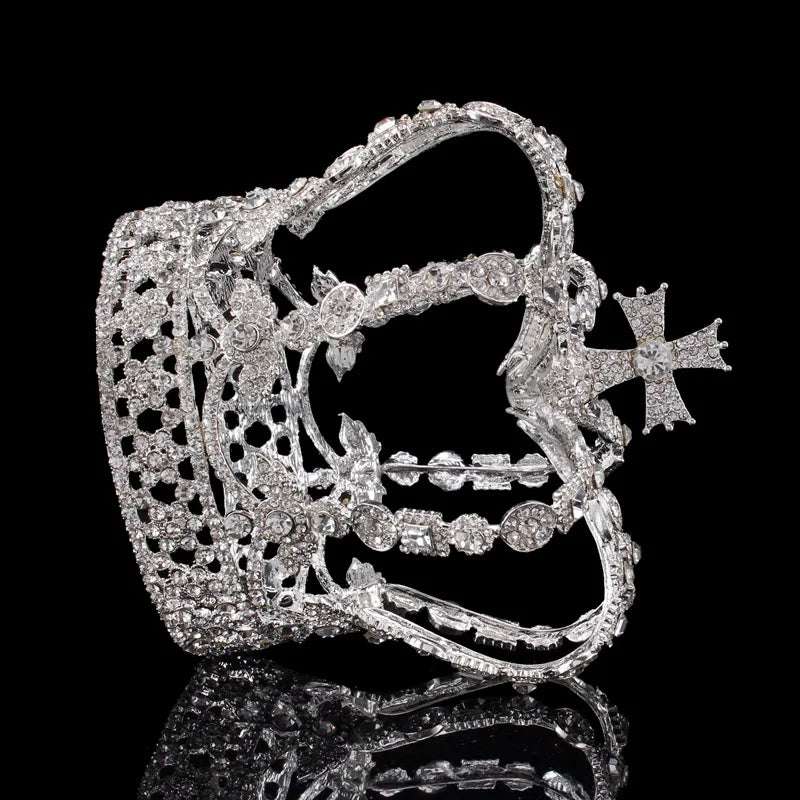 Crystal Wedding Bridal Crown Bride Headpiece Women Pageant or Prom Crown