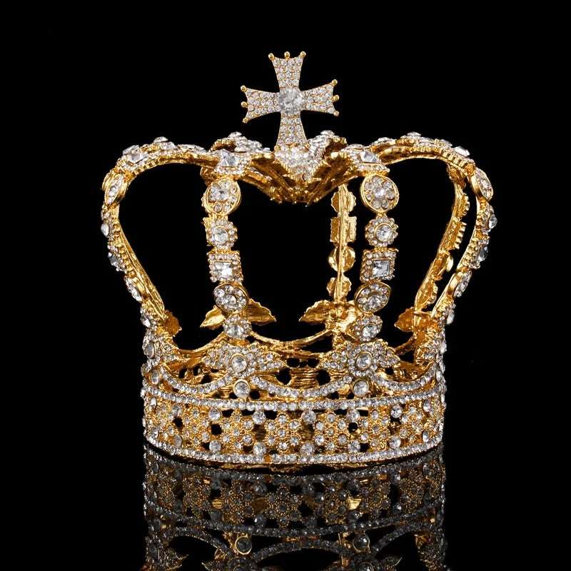 Crystal Wedding Bridal Crown Bride Headpiece Women Pageant or Prom Crown