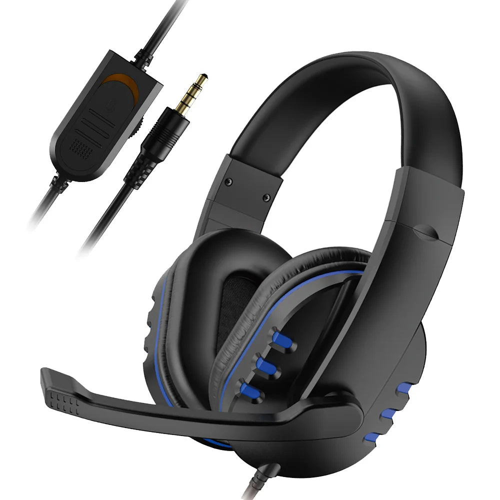 Casque de jeu filaire 3,5 mm, réduction du bruit, avec microphone et contrôle du volume