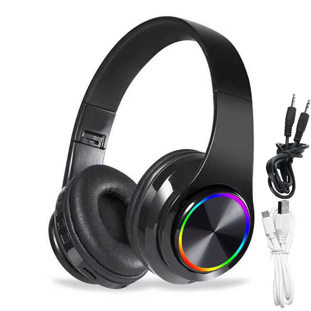 Wireless Bluetooth Headphones Over-Ear Noise Canceling Devices