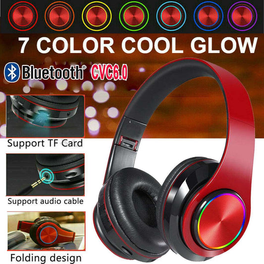 Wireless Bluetooth Headphones Over-Ear Noise Canceling Devices
