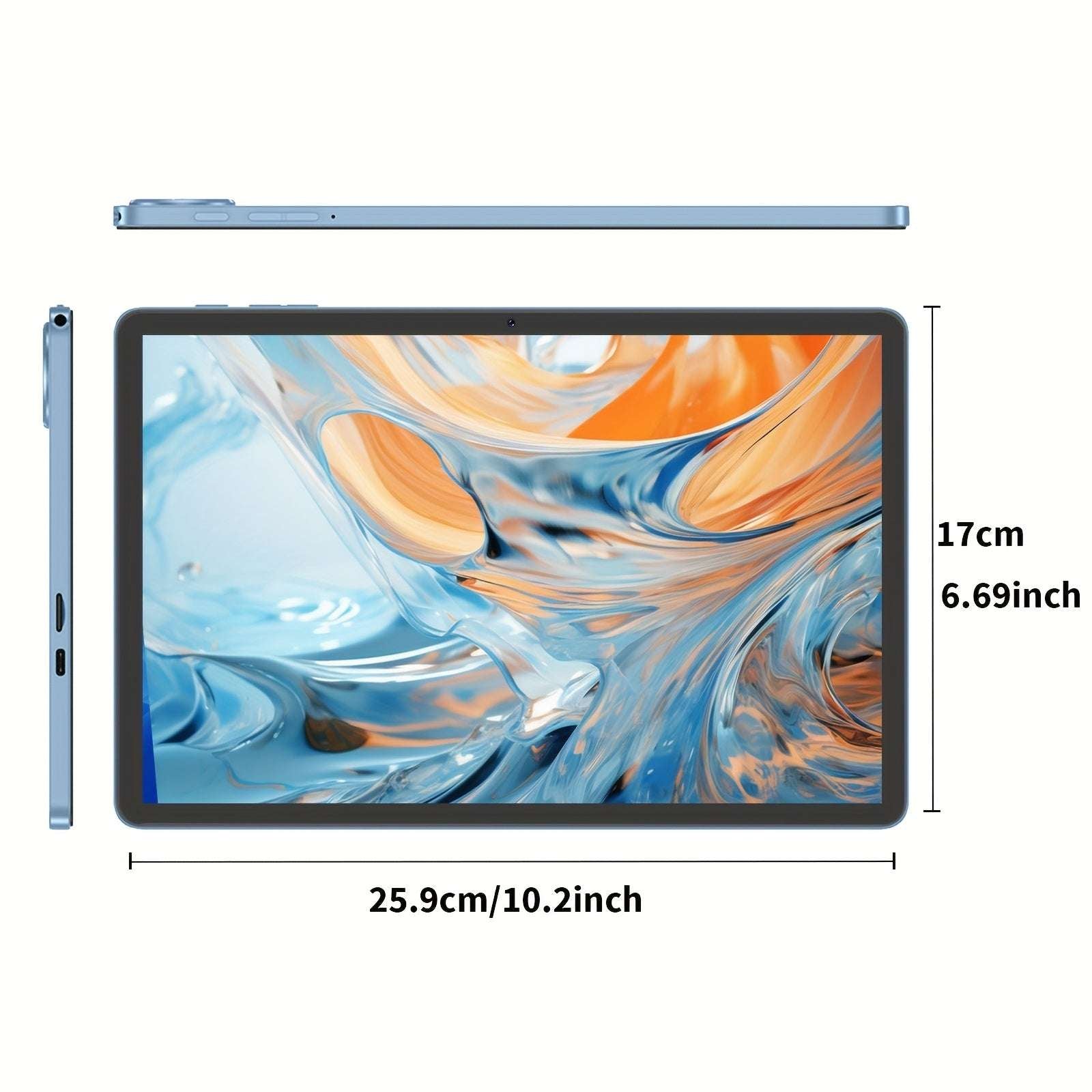 11" Tablet Android 14, 2-in-1 Tablet Bundle With Keyboard, Mouse, Case, Stylus, 256GB Storage, 12GB